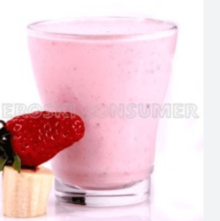 Licuado de Plátano o Fresa