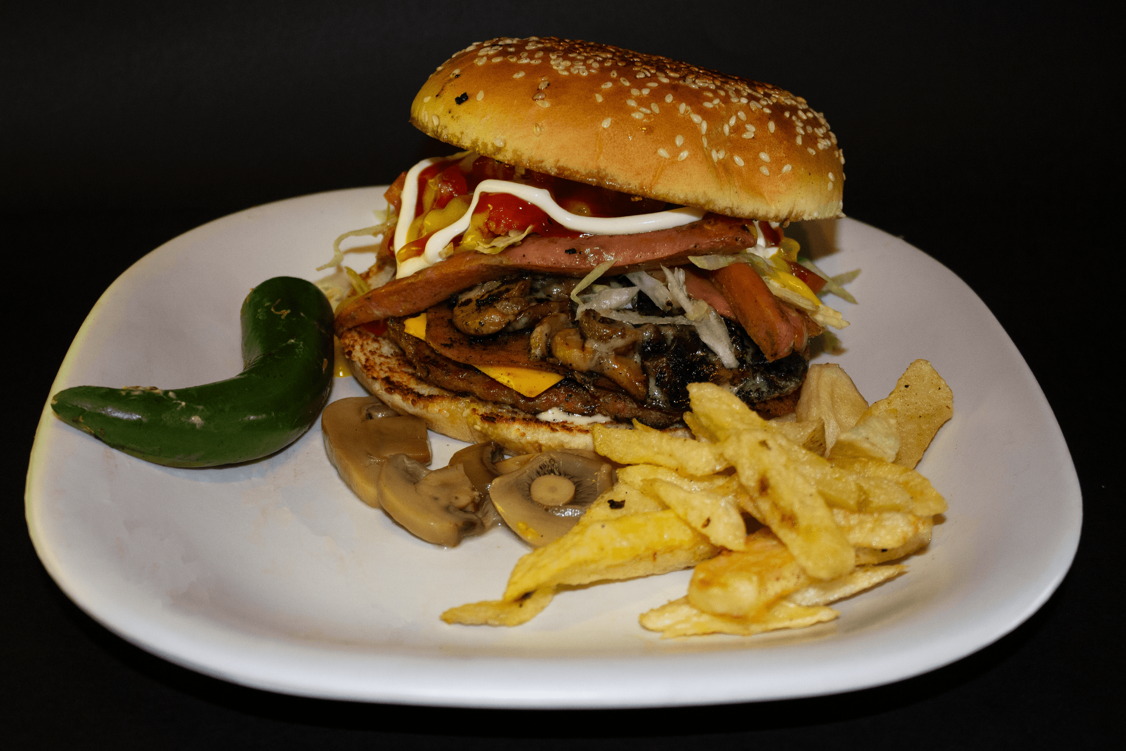 Hamburguesa Campirana