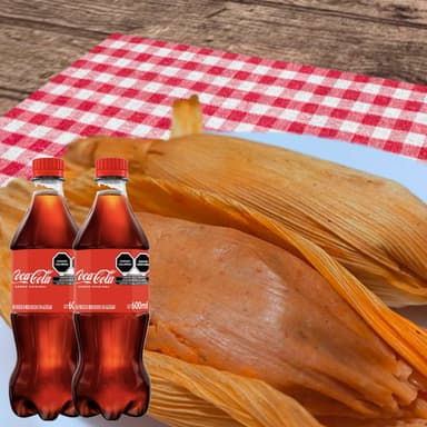 Combo-Coca-Cola Comparte + 2 Refrescos 600ml