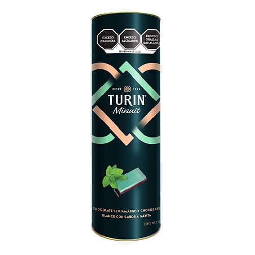 Turin Chocolates Minuit Menta Tubo 145 G