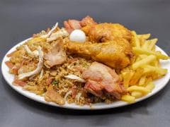 Arroz Valenciano + 1/2 Pollo