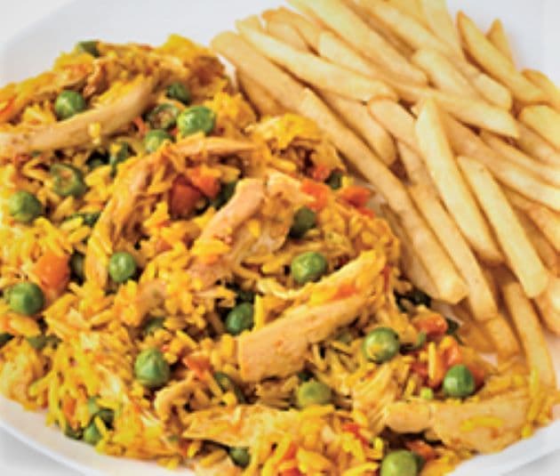 Arroz con Pollo de Abuela + Papas a la Francesa