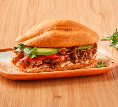 Lonche de Bistec