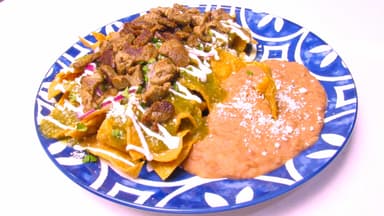 Chilaquiles con Carne