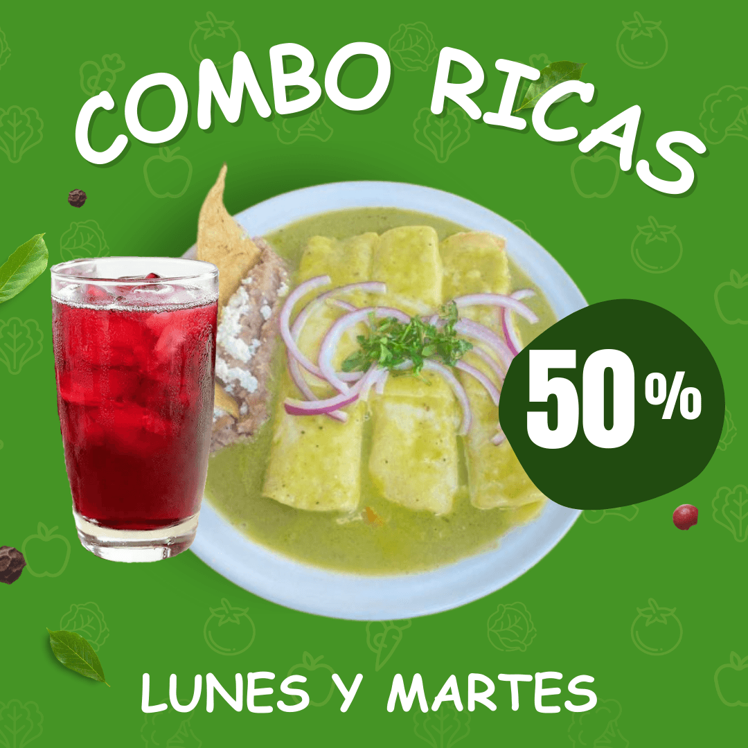 COMBO RICAS (Promo Lunes y Martes)