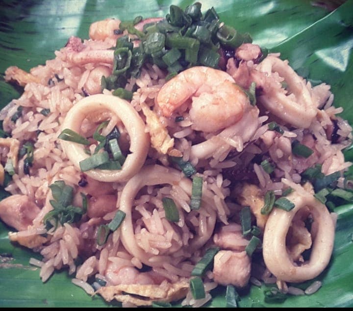 Arroz Chaufa con Mariscos