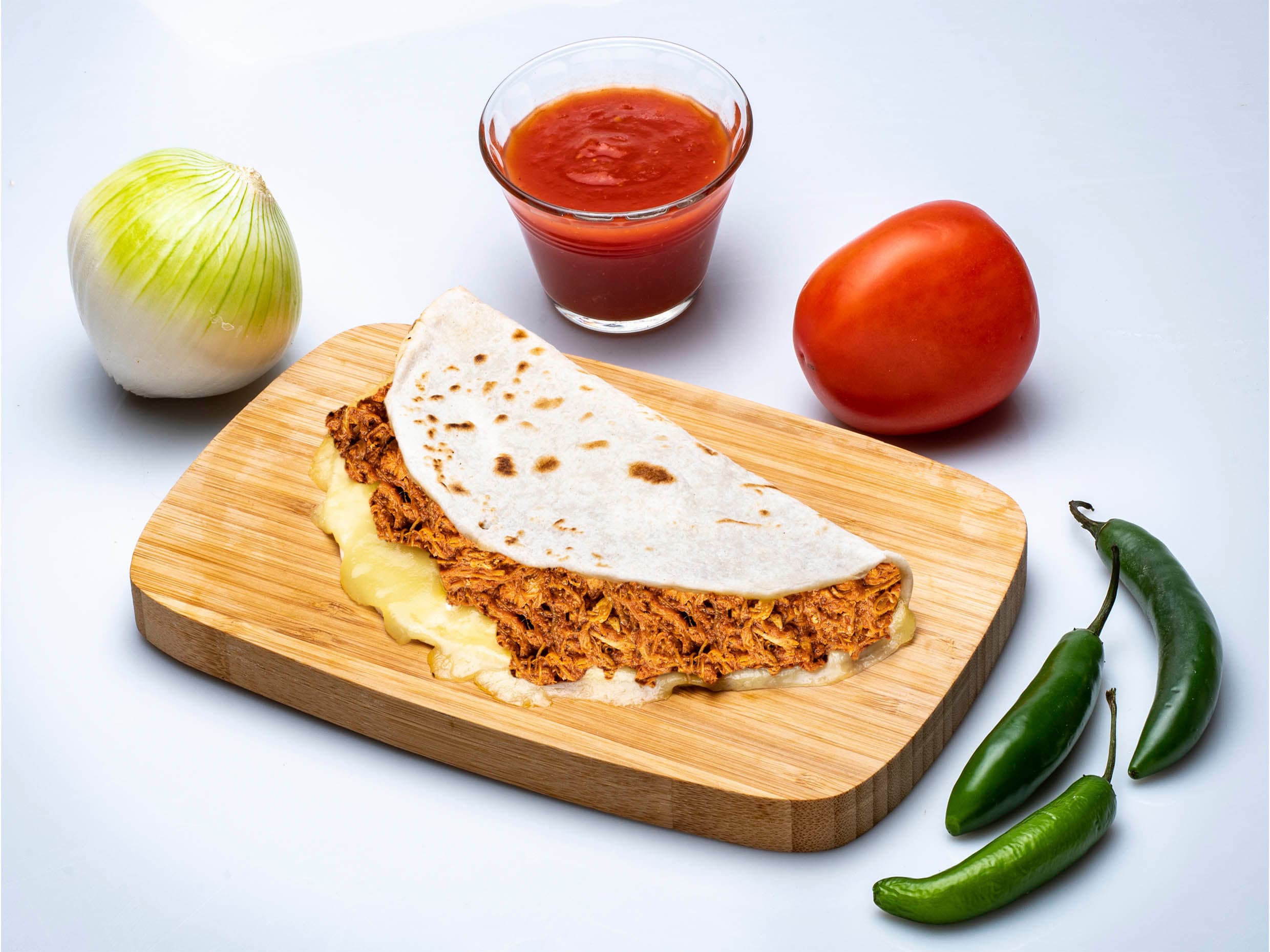 Quesadilla con Cochinita