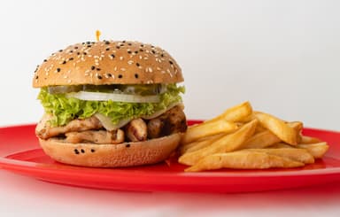 Pechuga Burger Con Papas