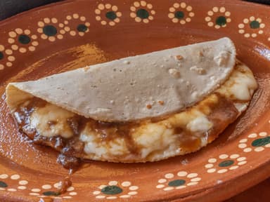 Quesadilla con piloncillo
