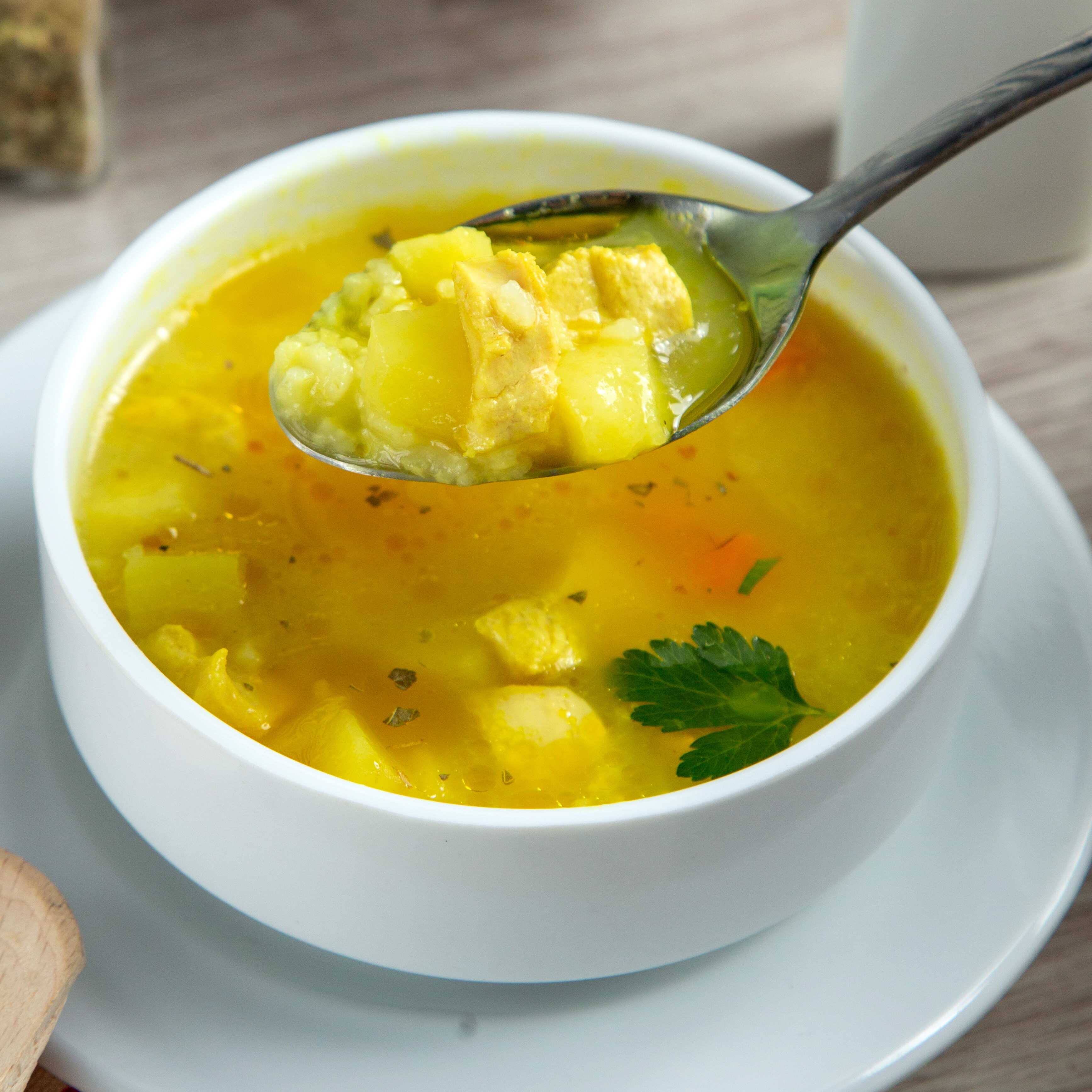 Caldo Combinado con Huevo