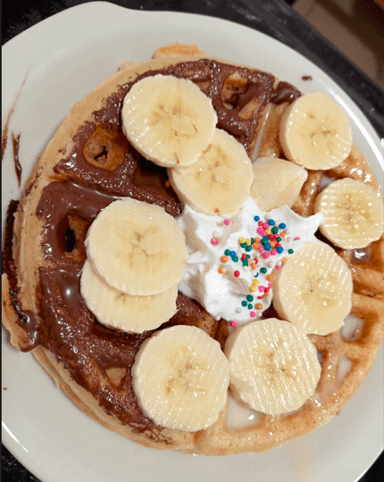 Pancakes y Waffles Combo Desayuno