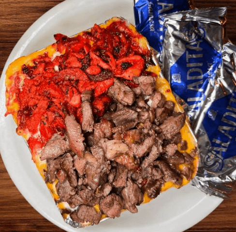 Papa Asada Campechana