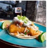 Taco de Pescado + Taco de Camarón