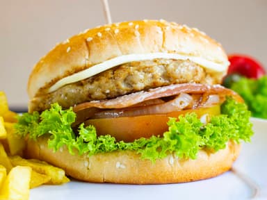 Hamburguesa Sencilla Sin papas