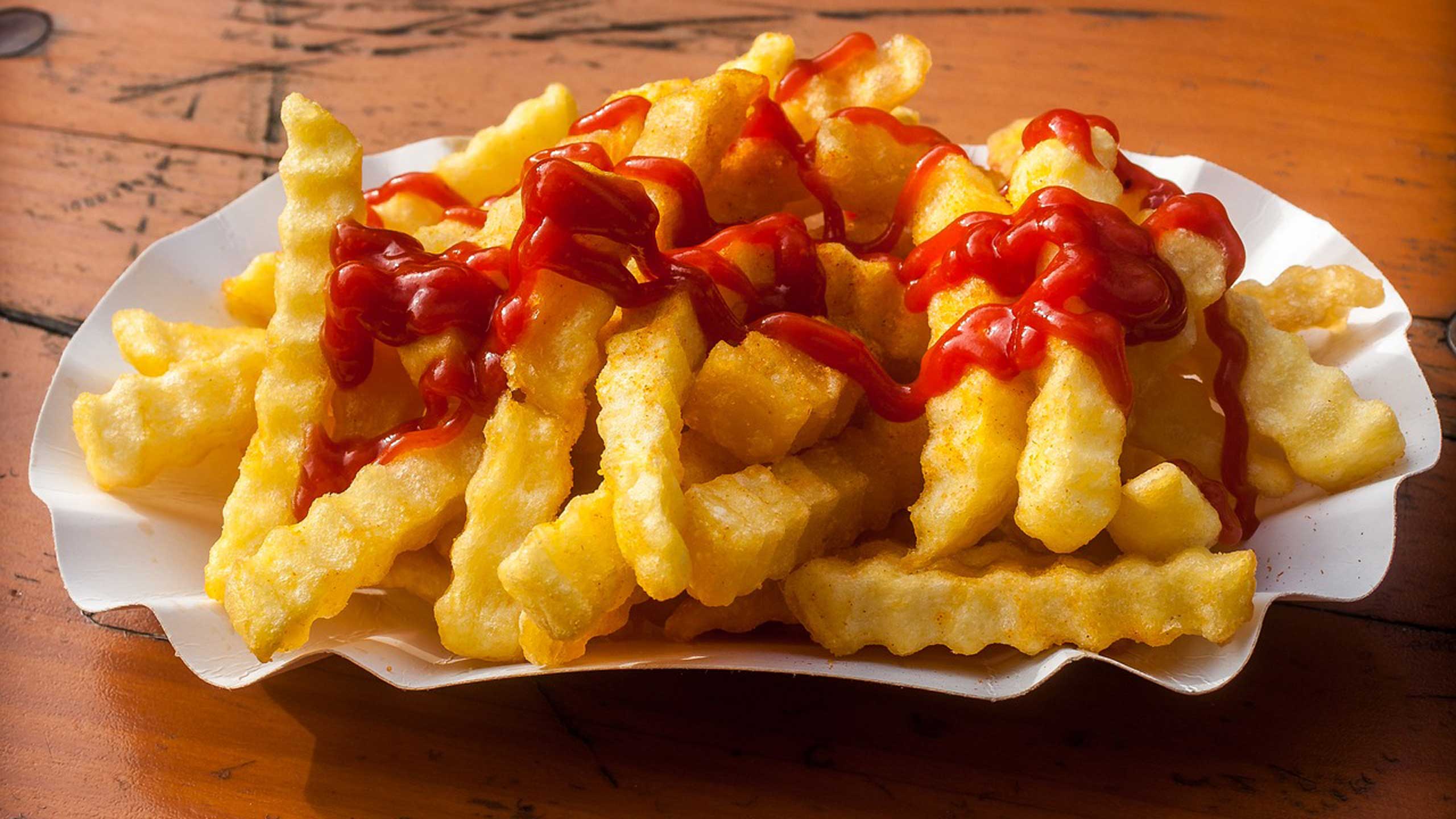 Papas con catsup