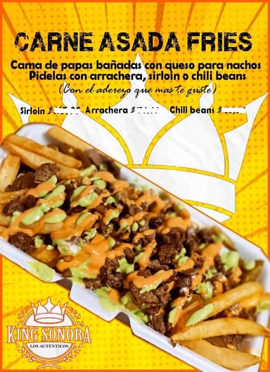 Carne Asada Fries (sirloin)