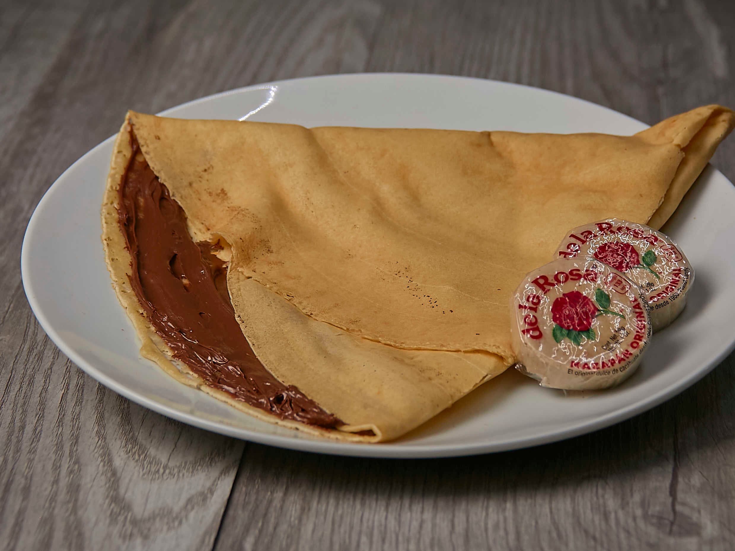 Crepa de Nutella con Mazapan