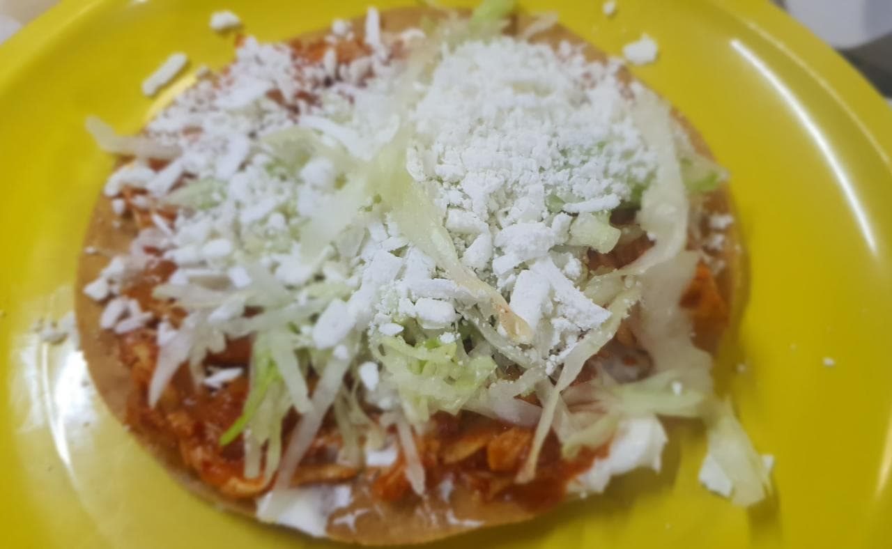 Tostada de Picadillo