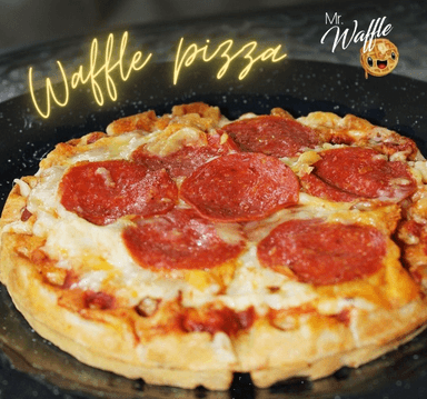 Waffles Salados Pepperoni