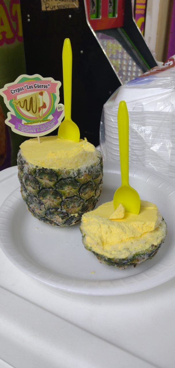 Helado de Feria de Piña