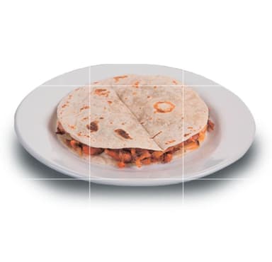 3 piezas de Quesadilla Sencilla de Harina