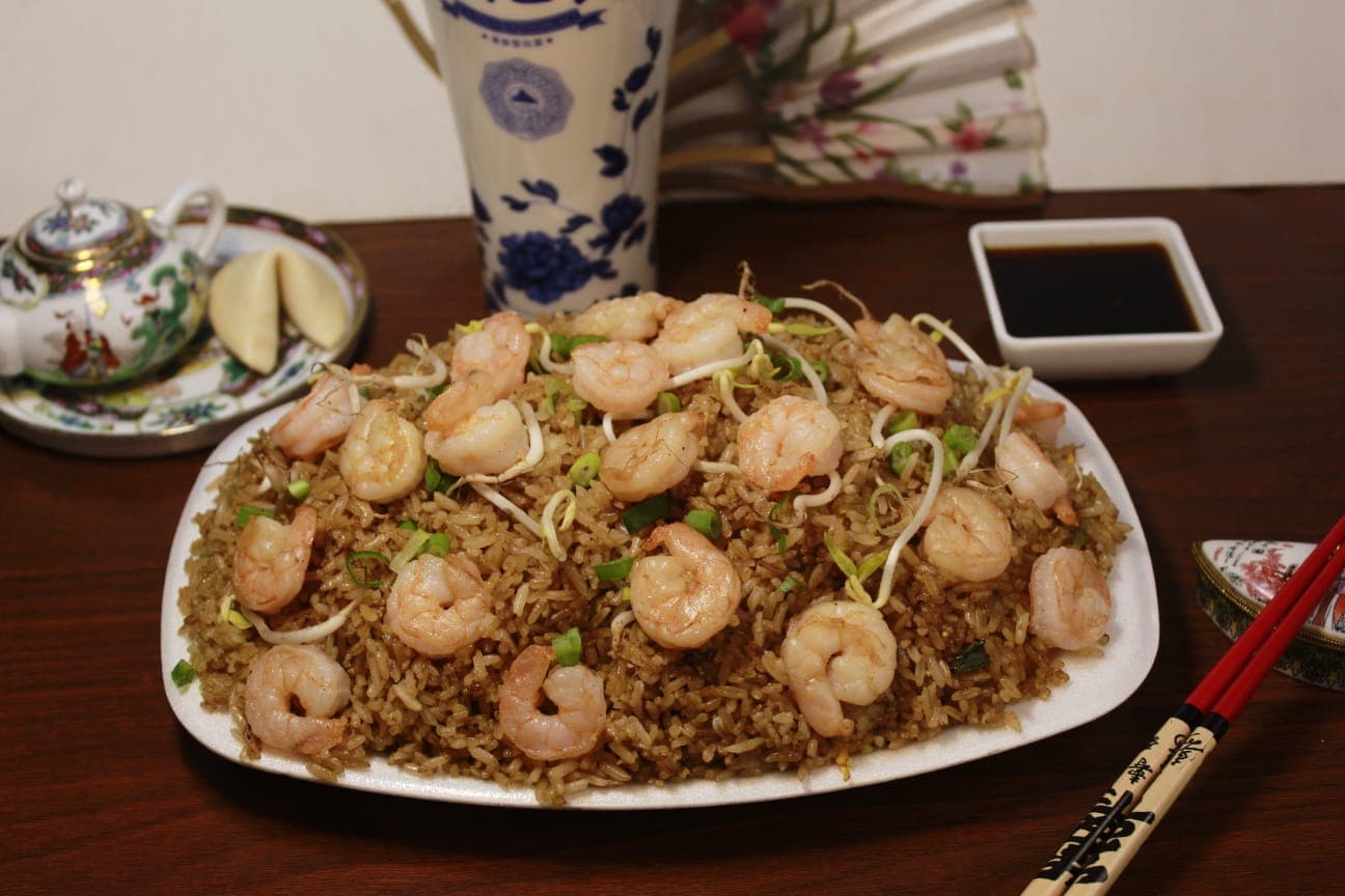 Arroz con Camarones para 2 a 3 Personas