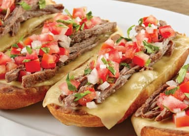 COMBO - 2 MOLLETES CON CARNE