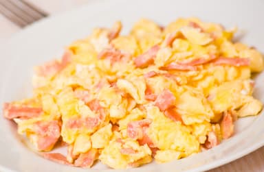 Huevo con Jamón