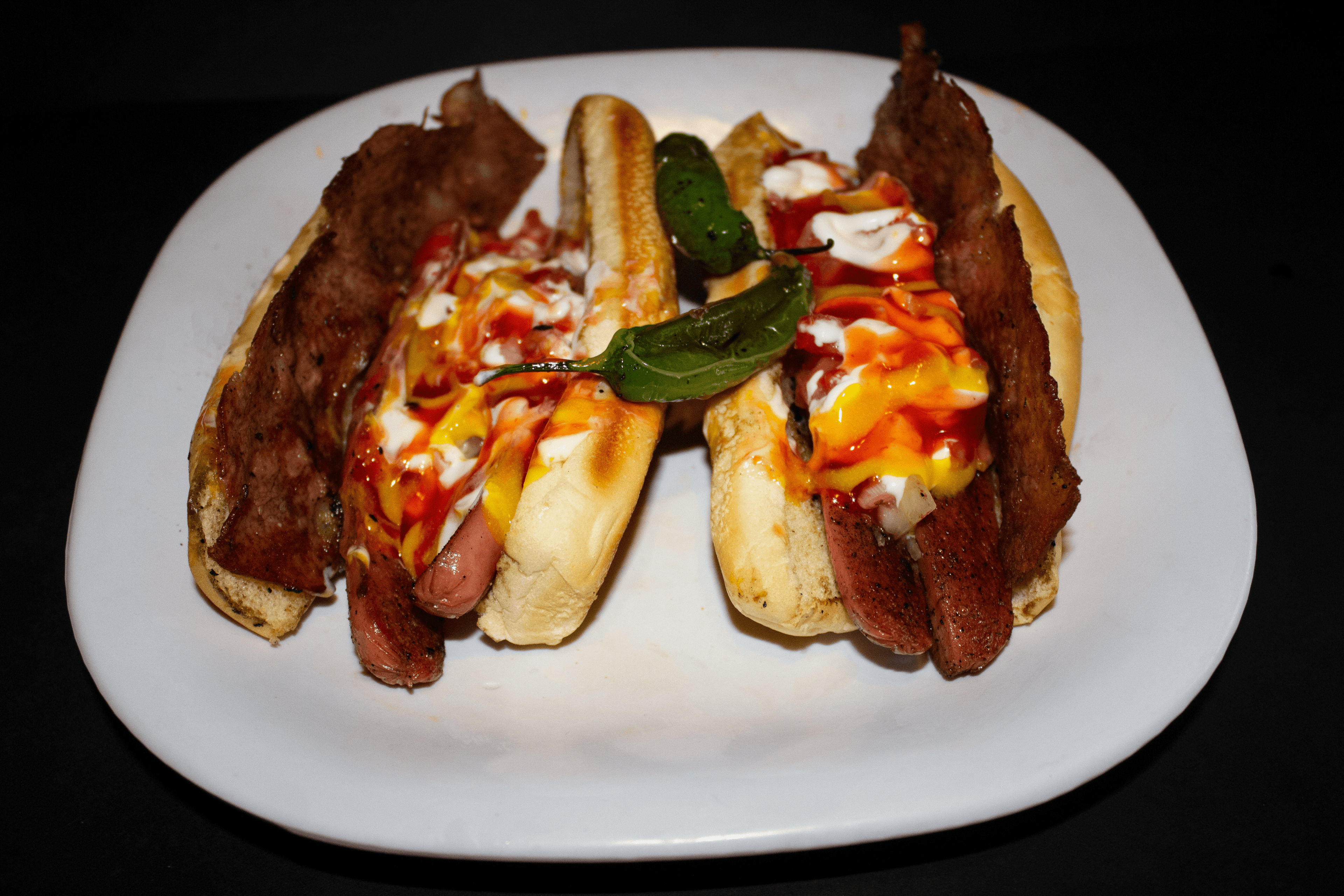 Hot Dog con Tocino 2 pzas