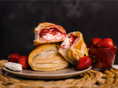 Paste de Fresa con Queso Philadelphia
