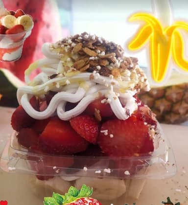Fresas con Plátano