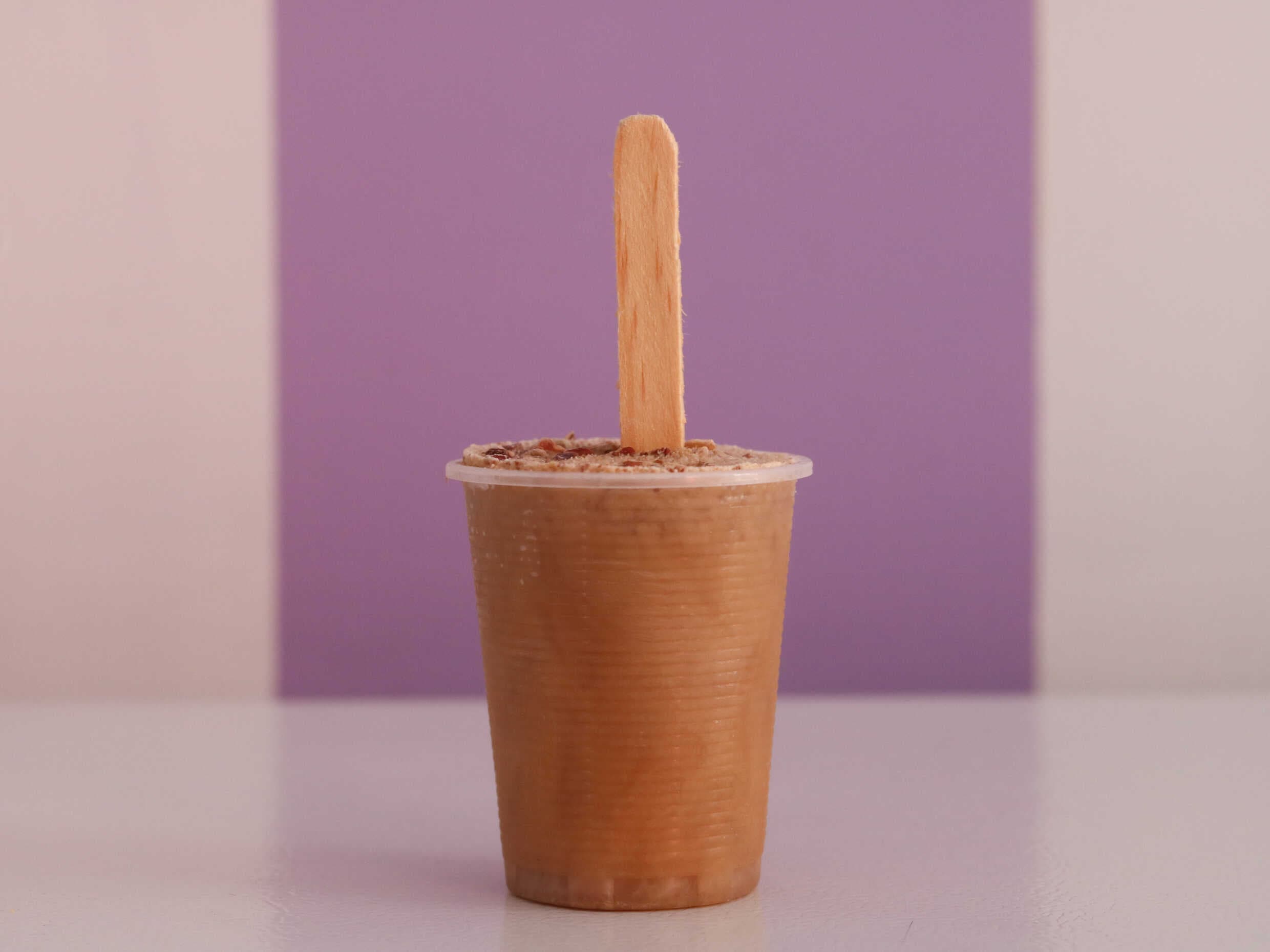 Paleta de Leche de Durazno