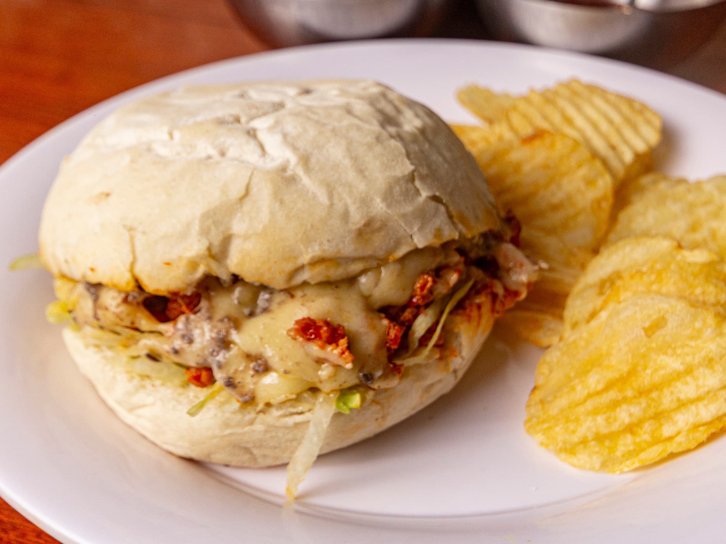 Pambazo de Longaniza y Queso