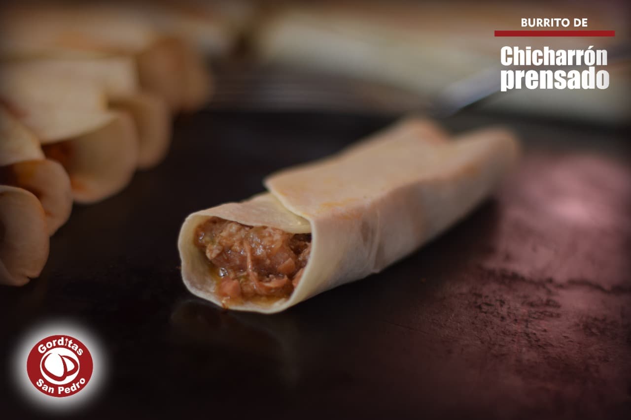 Burrito de Chicharrón de Yesca