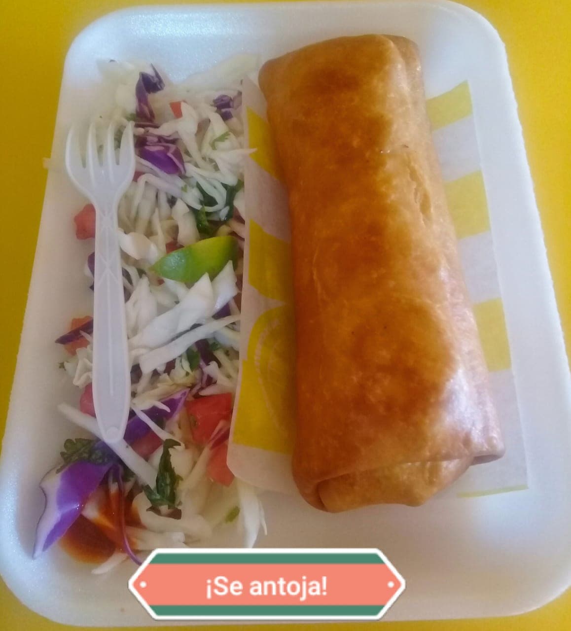 Chimichanga de Poblano con Camarón