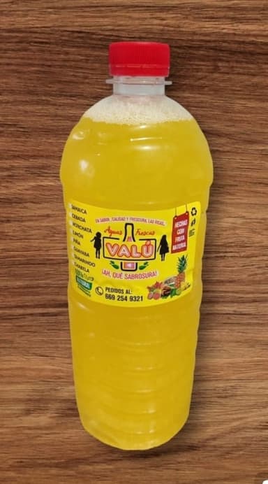 1 Agua de sabor 1 Litro