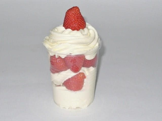 Fresas con crema.