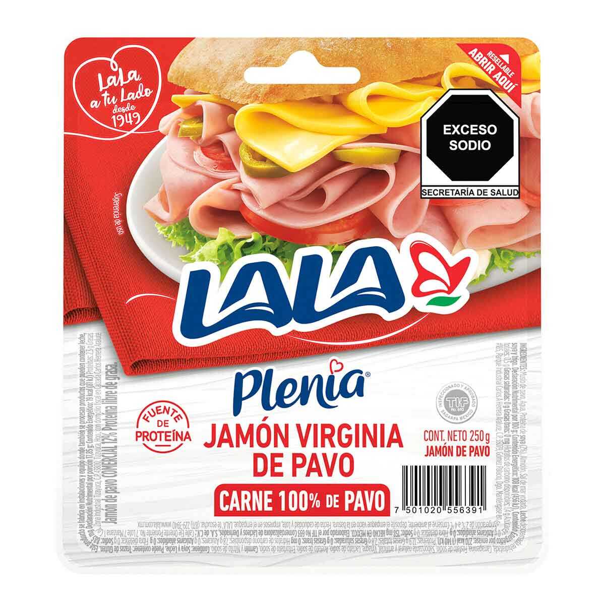 JAMÓN VIRGINIA PAVO PLENIA 250 GR