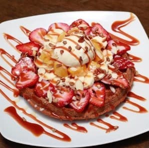 Waffle de Frutos Rojos