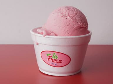 NIEVE SENCILLA FRESA
