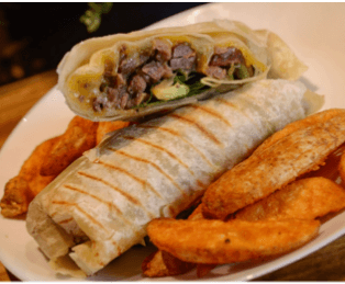 Burrito de Fajitas de Res