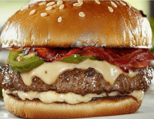 Hamburguesa Jalapeño Pepper Jack Burger