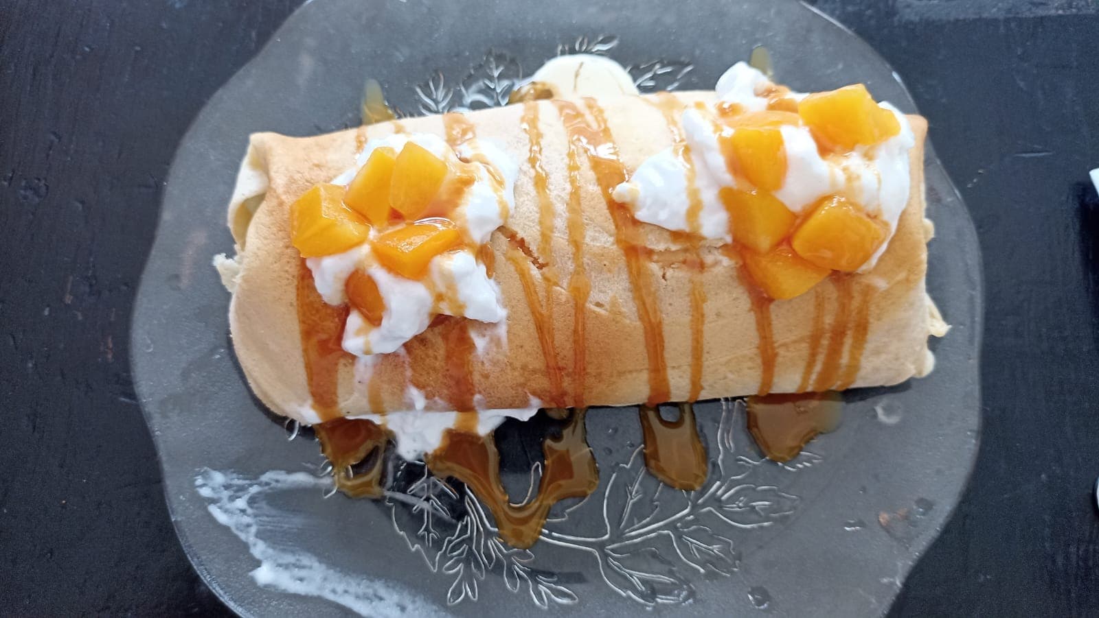 Crepe Roll de Durazno