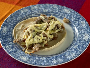 Taco Maíz Rib-Eye Con Queso