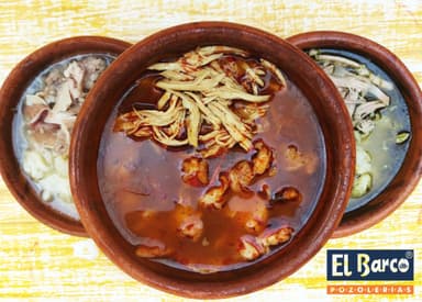 Pozole Rojo Grande Lengua
