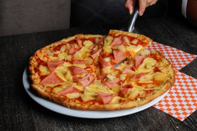 Pizzas de hawaiana