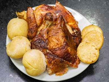 Medio Pollo Asado