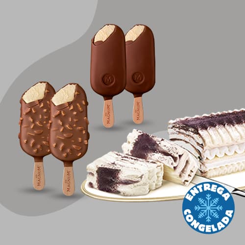 Combo- Vienetta + 2 Magnum Almendras + 2 Magnum Cl