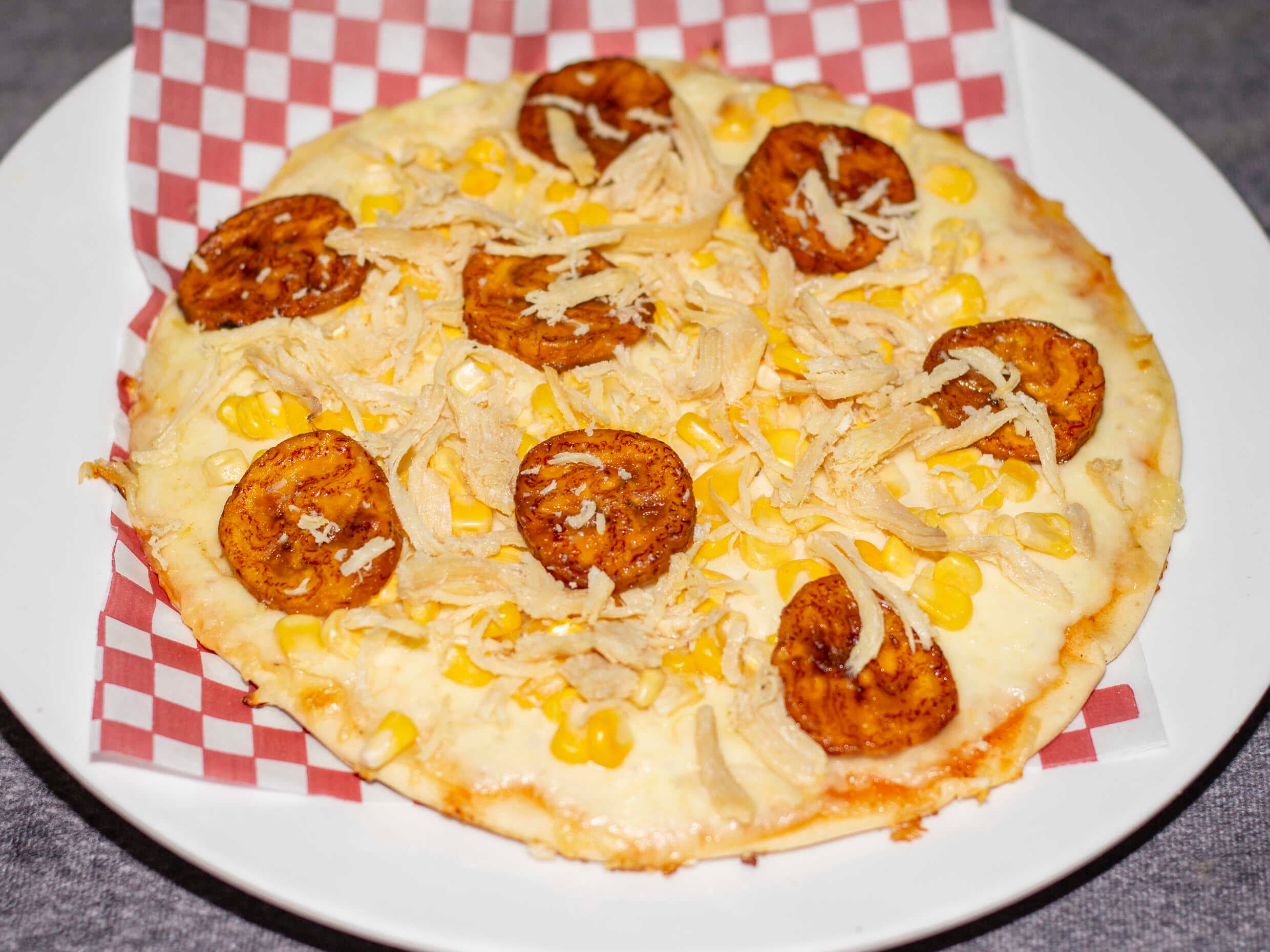 Pizza Maduro - Pollo y Maiz 21x21