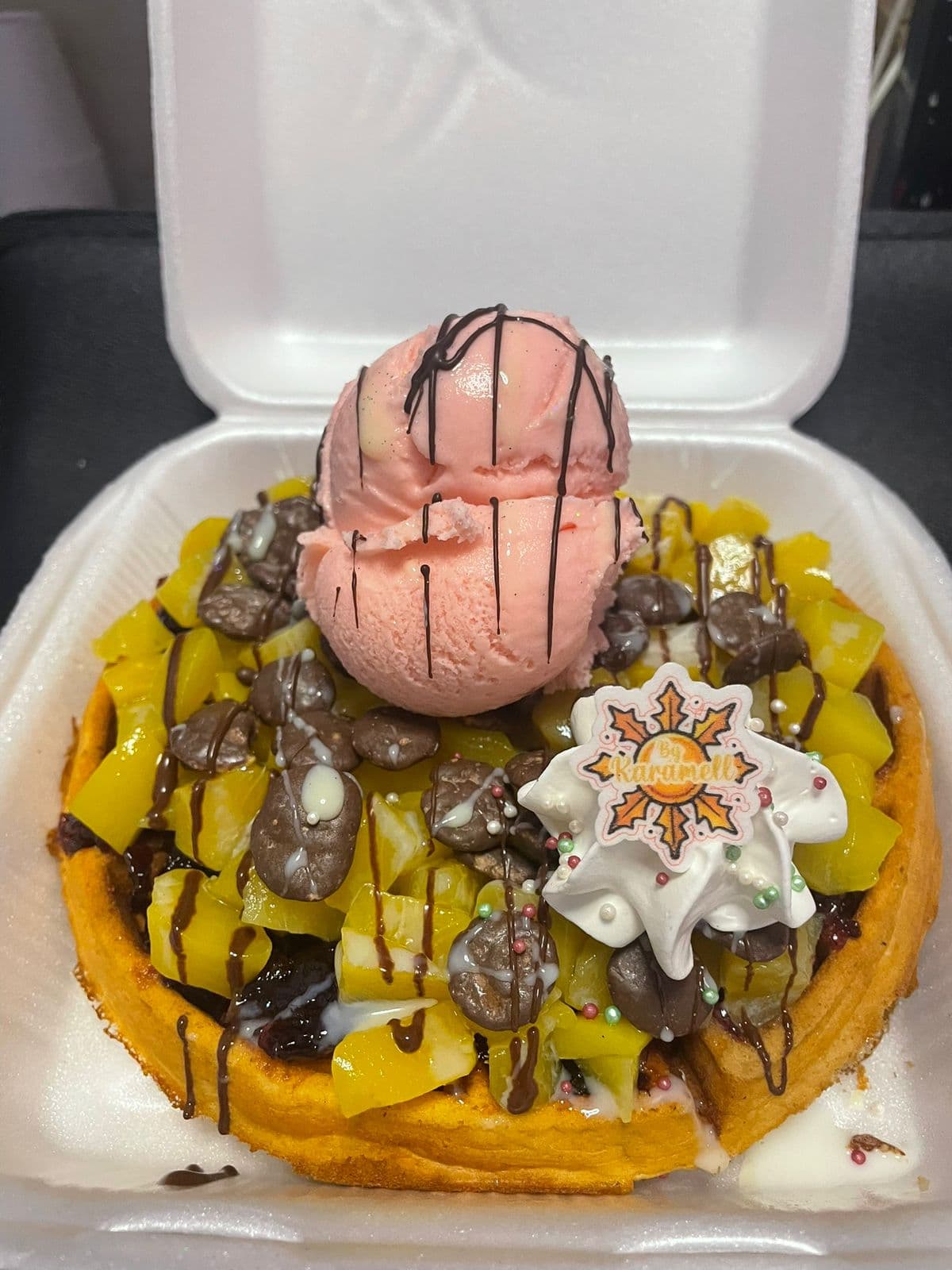 Waffle Helado